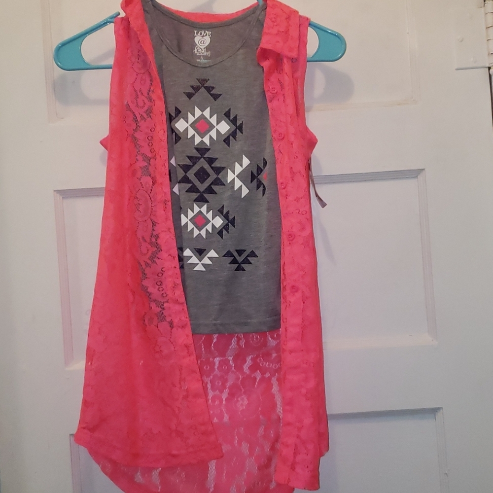 2 piece girls top
